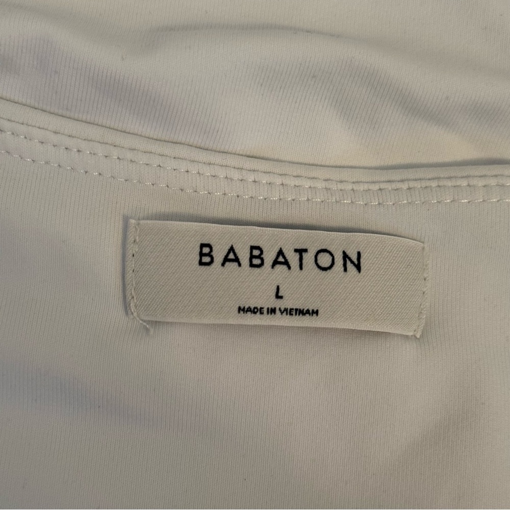 Aritzia Babaton Short Sleeve Contour Bodysuit in White - Picture 4 of 4